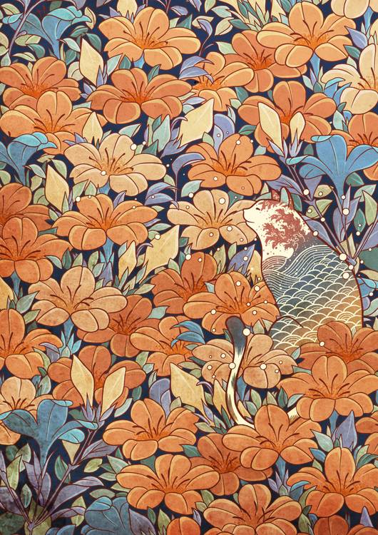 Neko and flowers preview