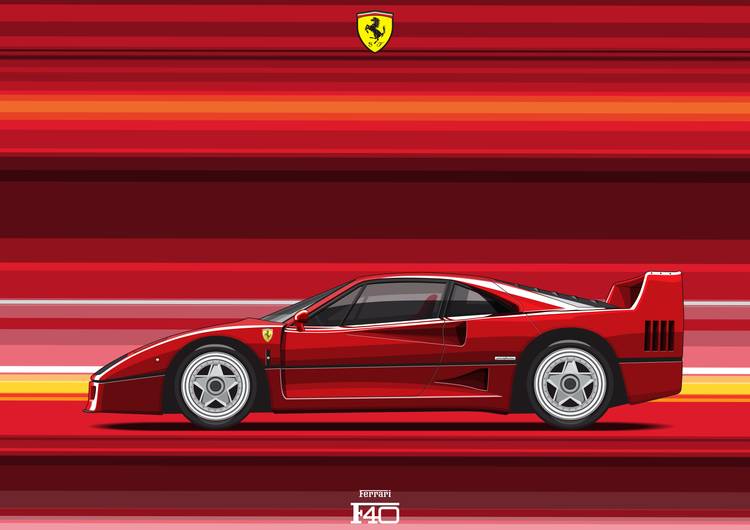 Ferrari F40 preview