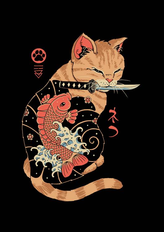 Carp tattooed Cat preview