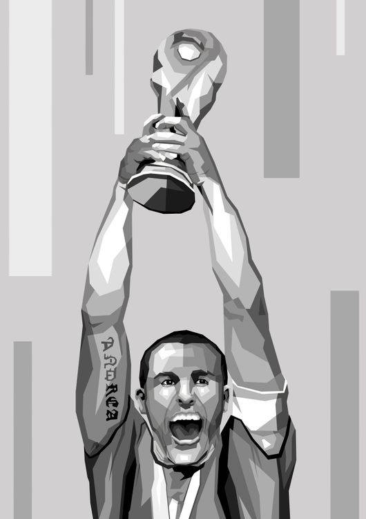 Fabio Cannavaro in black white classic  preview