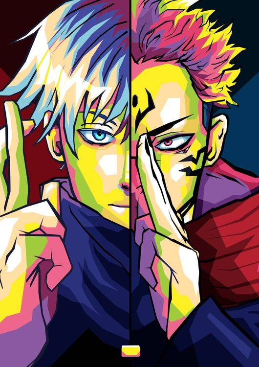 Best anime Jujutsu Kaisen Gojo X Sukuna in best illustration preview