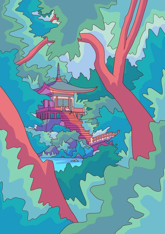 A forest shrine preview