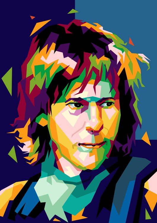 Legend guitarist of Jeff Beck in trend illustration preview