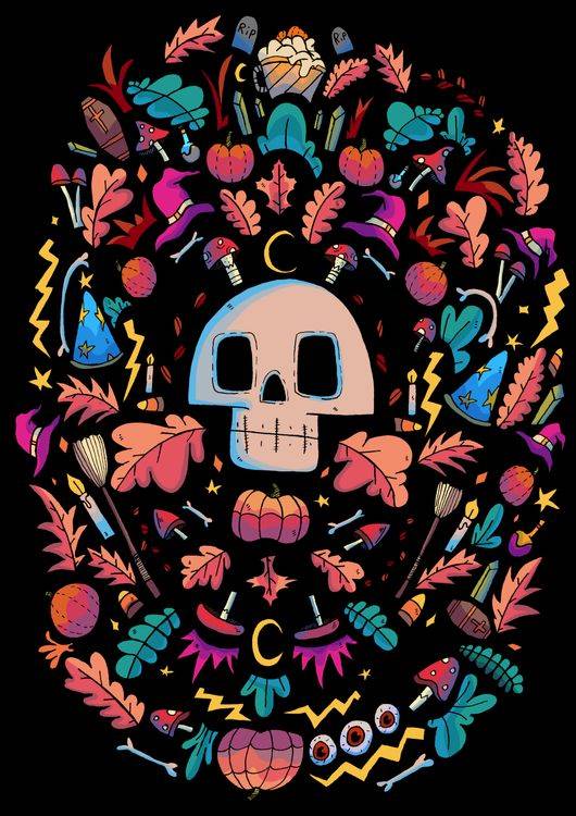 Halloween autumn moods preview