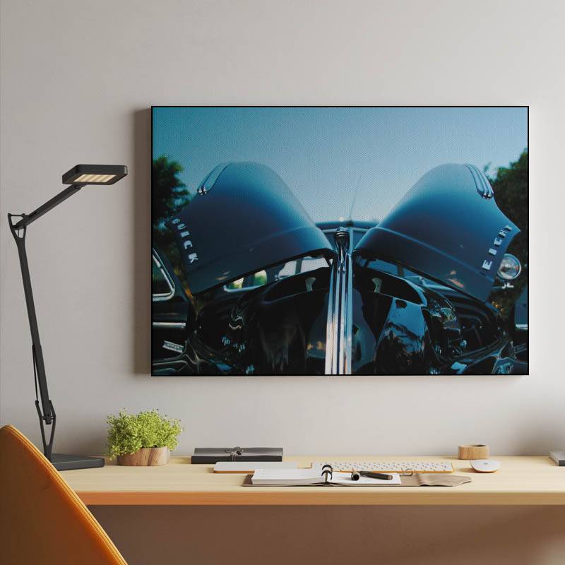 Black Buick Eight Canvas Print preview