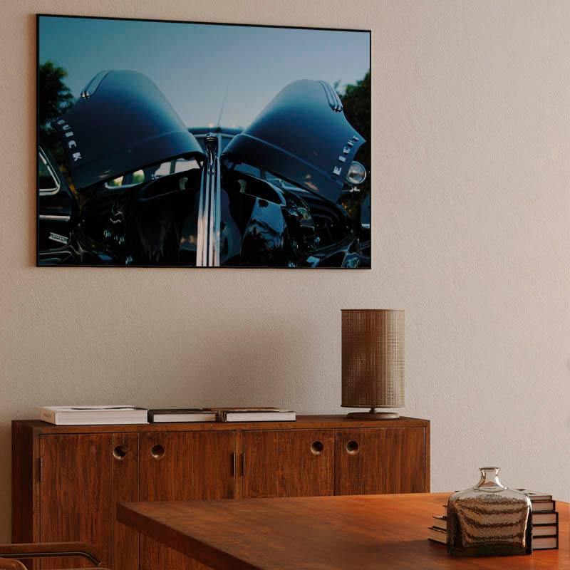 Black Buick Eight Canvas Print preview