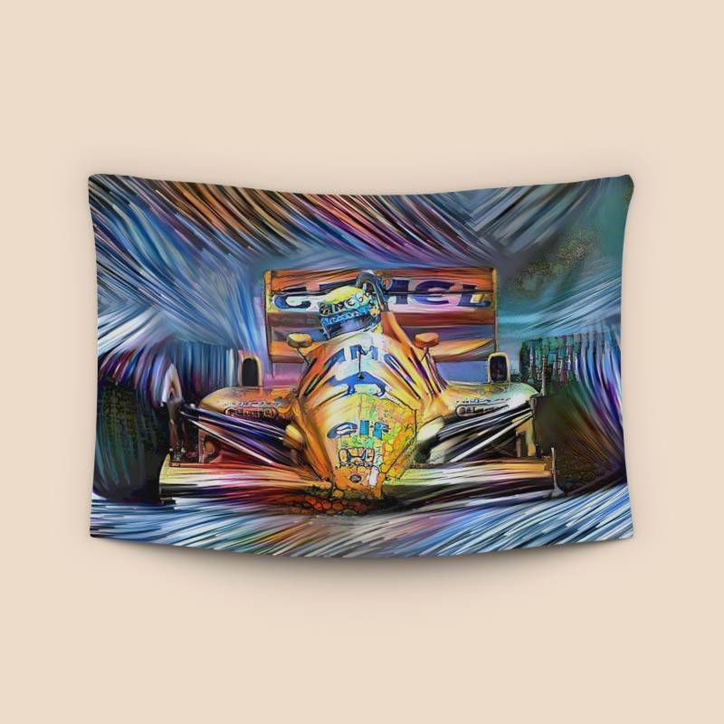 Digital Art Formula 1 Camel Lotus Honda Ayrton Senna preview