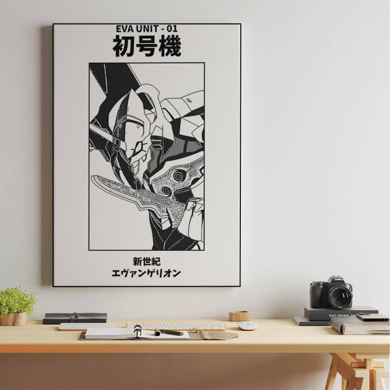 Eva Unit 01 Black and White preview