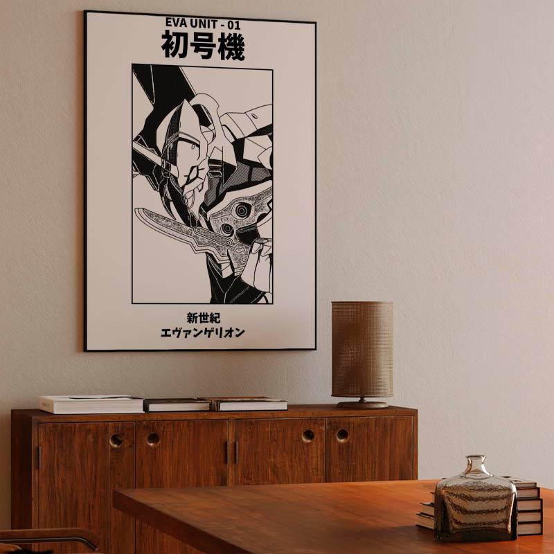 Eva Unit 01 Black and White preview