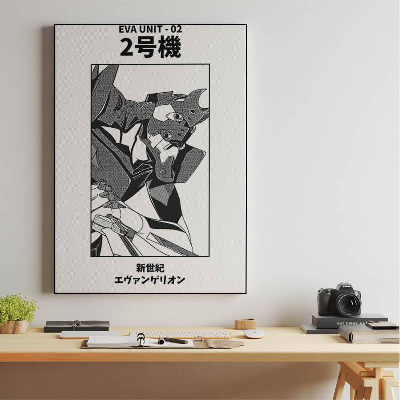 Eva Unit 02 Black and White preview