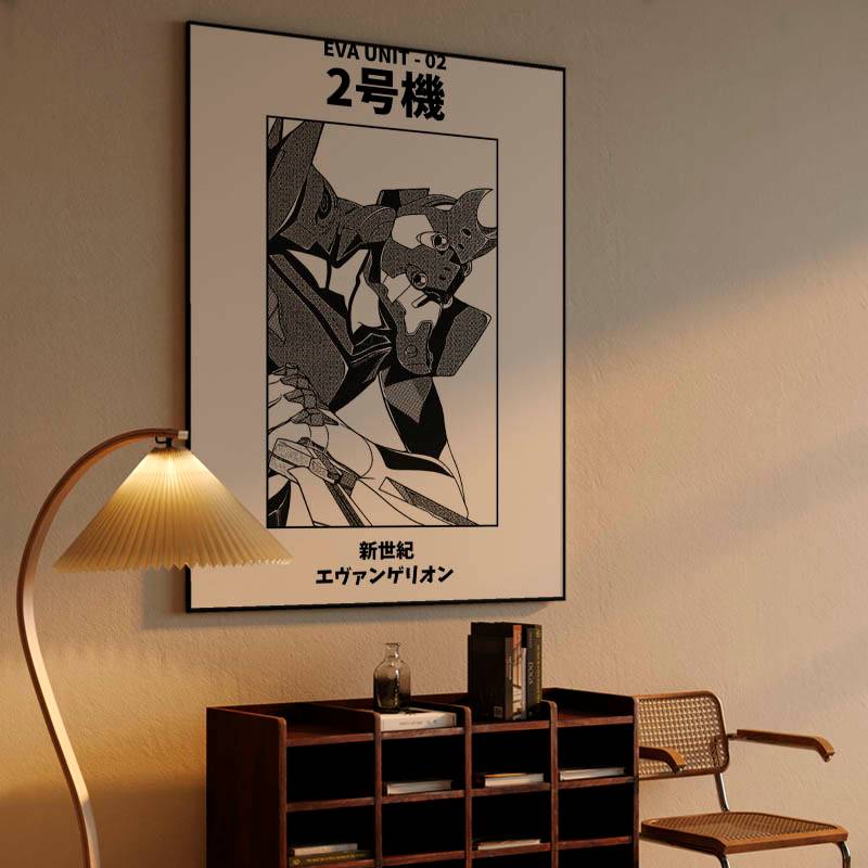 Eva Unit 02 Black and White preview