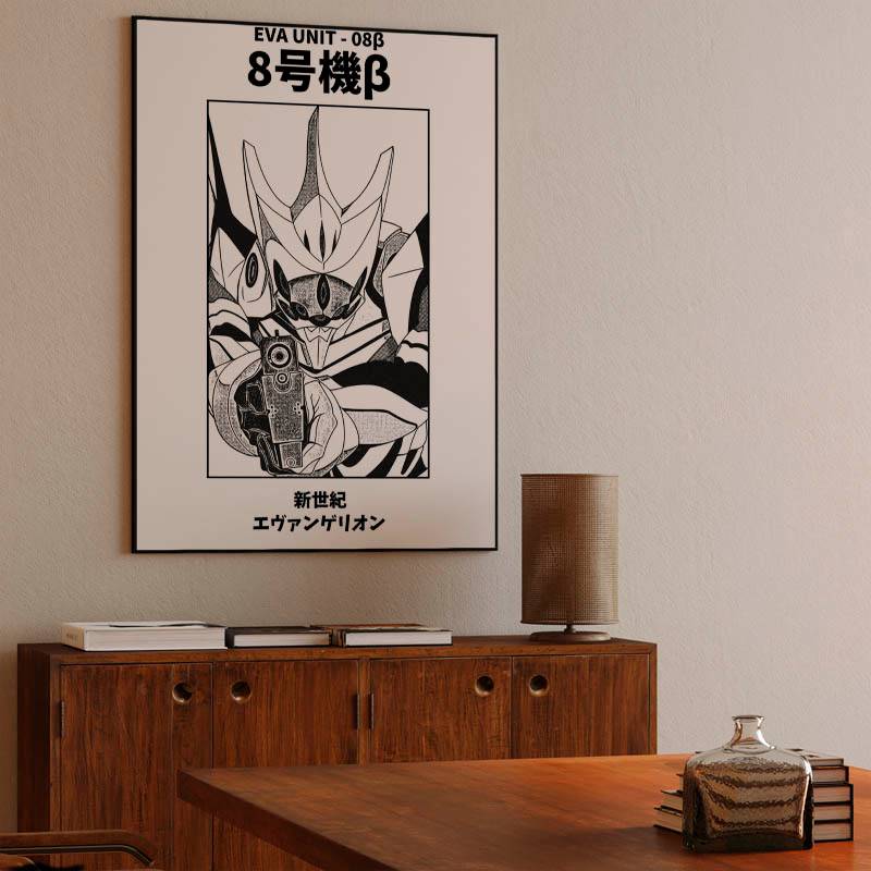 Eva Unit 08 Black and White preview