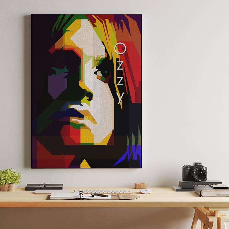 Ozzy Osbourne Pop Art WPAP Portrait preview