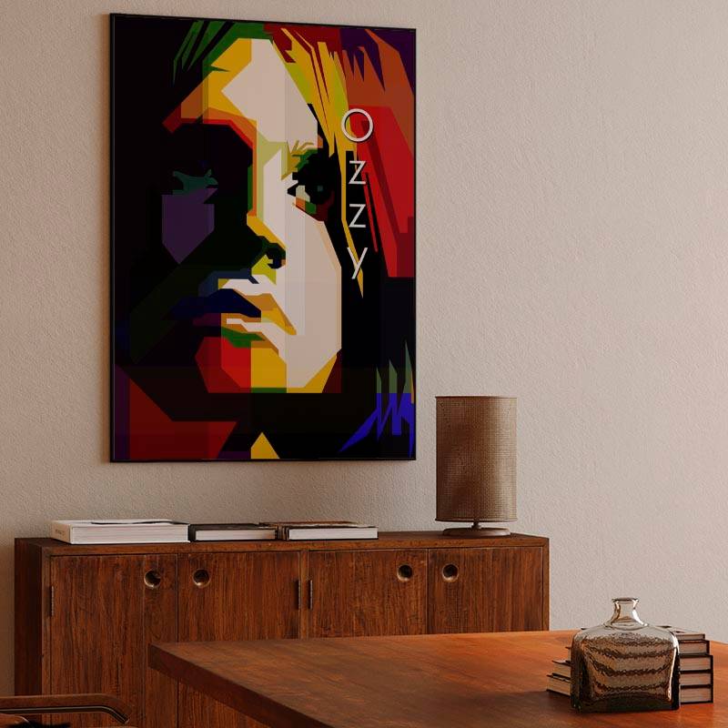 Ozzy Osbourne Pop Art WPAP Portrait preview