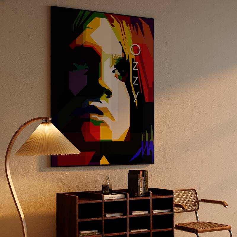 Ozzy Osbourne Pop Art WPAP Portrait preview