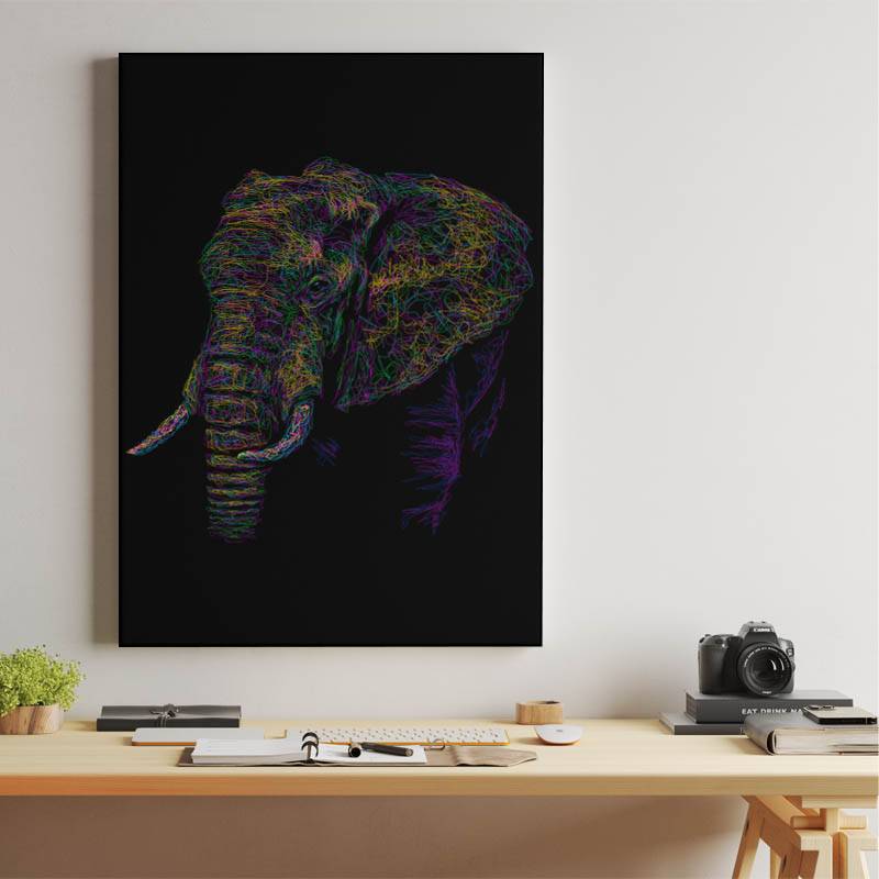 Elephant colorful preview