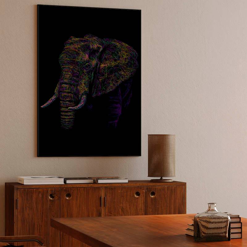 Elephant colorful preview