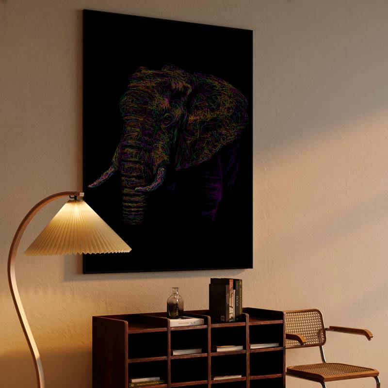 Elephant colorful preview