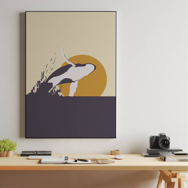 Humpback Whale and Sunset preview