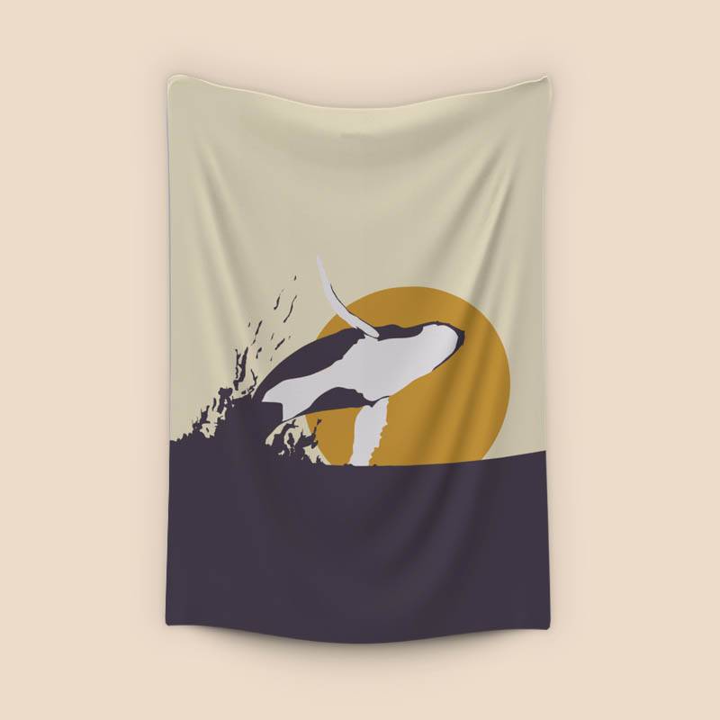 Humpback Whale and Sunset preview