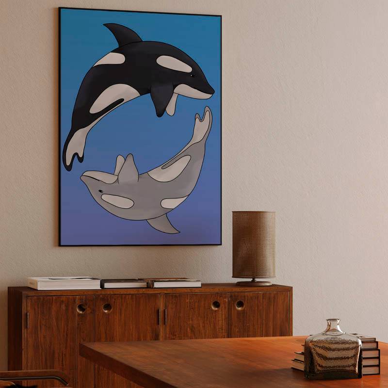 Orcas - yin yang preview