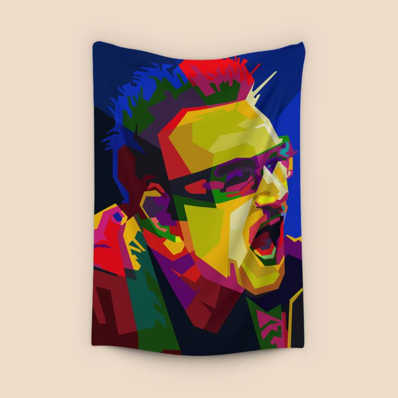 Bono U2 Pop Art WPAP – Canvas Print preview