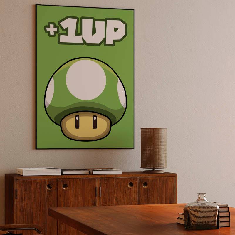 '+1UP Mario mushroom preview
