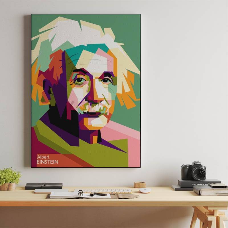 Einstein in wpap pop art preview