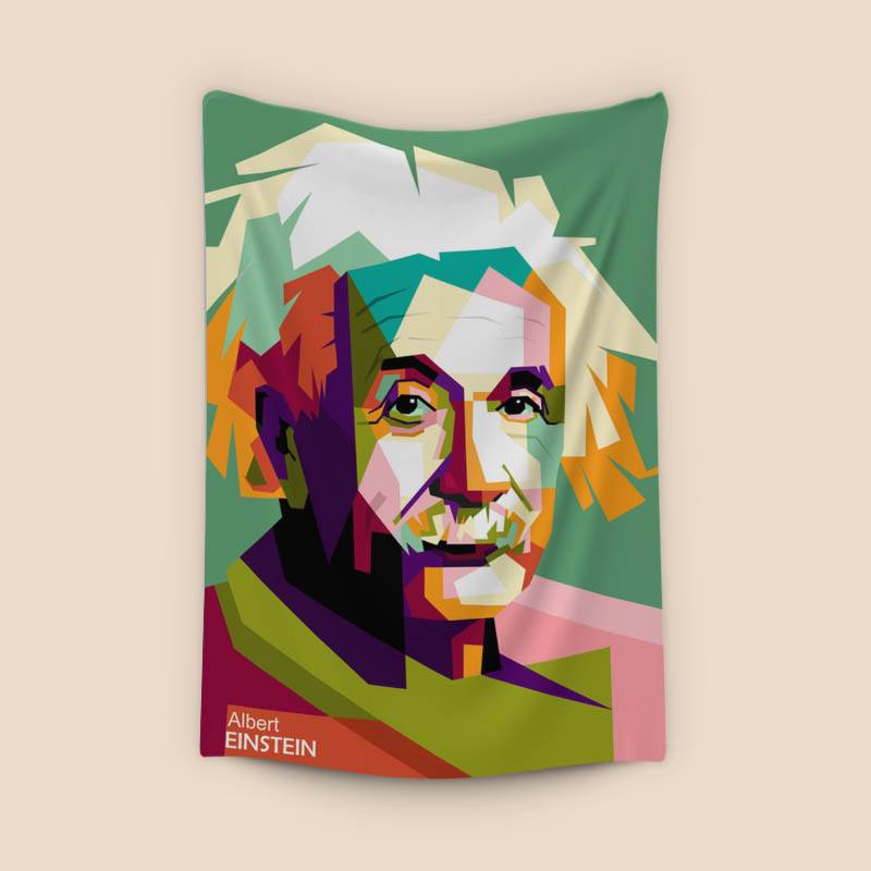 Einstein in wpap pop art preview