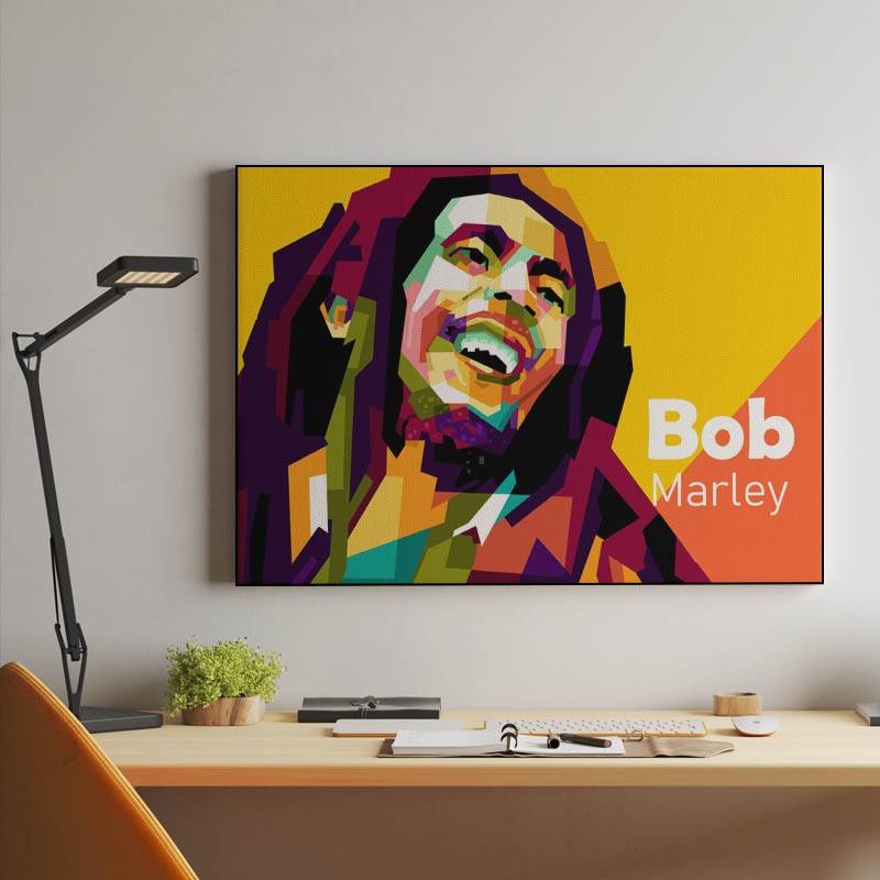 Icon Music reagge in wpap pop art preview