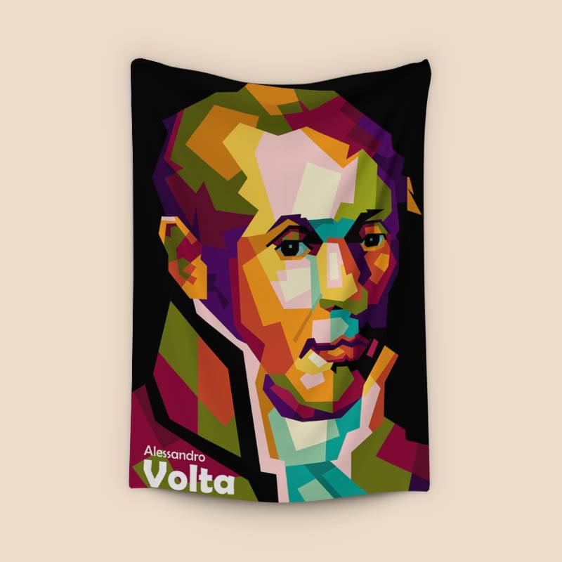 Alessandro Volta in pop art preview