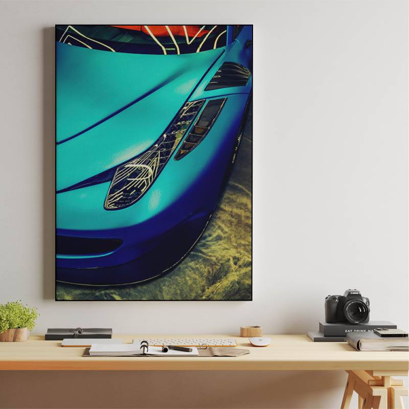 Ferrari 458 (electric blue) preview