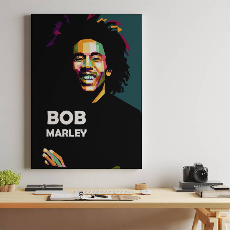 Bob Marley in pop art amazing preview
