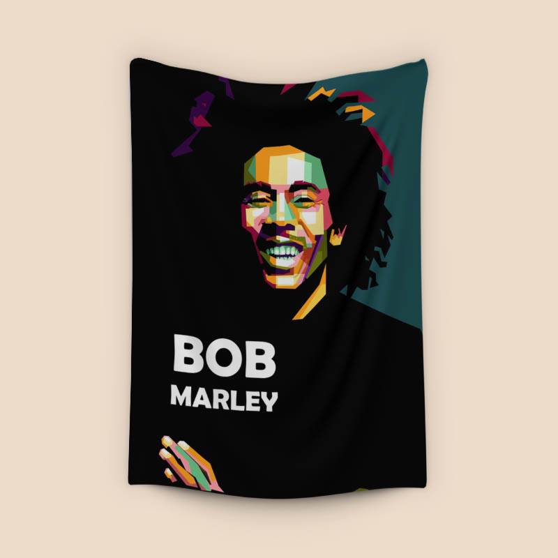 Bob Marley in pop art amazing preview