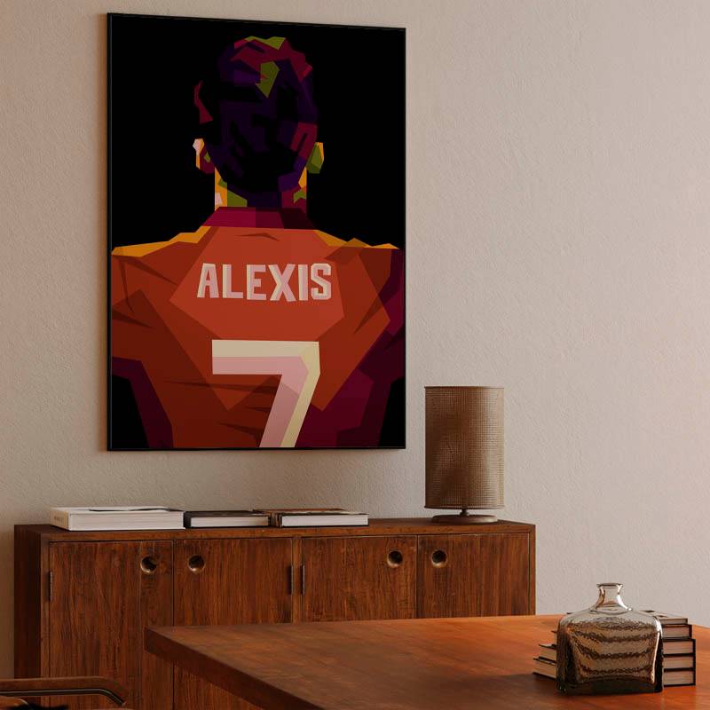 Alexis sanchez in Wpap art preview