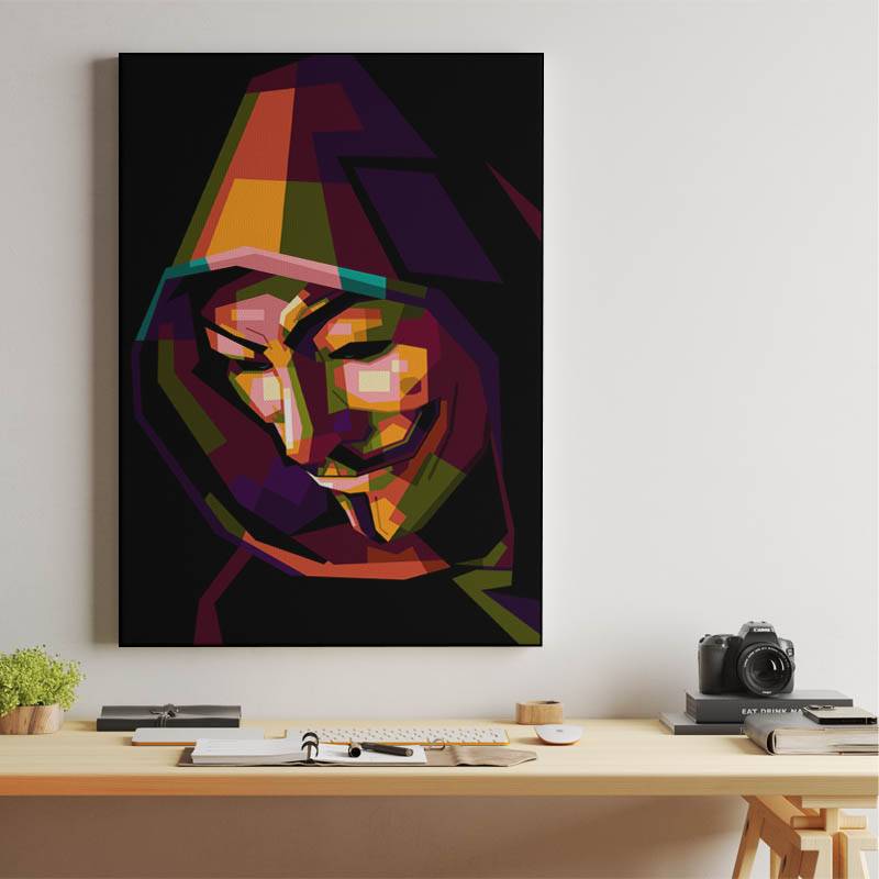 Anonymous Vendetta in wpap pop art preview