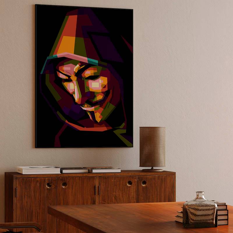 Anonymous Vendetta in wpap pop art preview