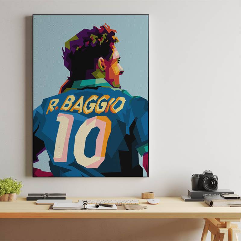 Roberto Baggio in wpap pop art preview