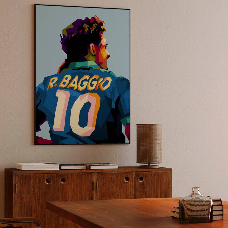 Roberto Baggio in wpap pop art preview