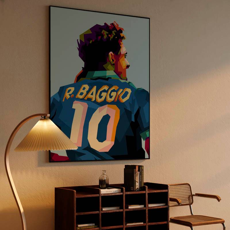 Roberto Baggio in wpap pop art preview