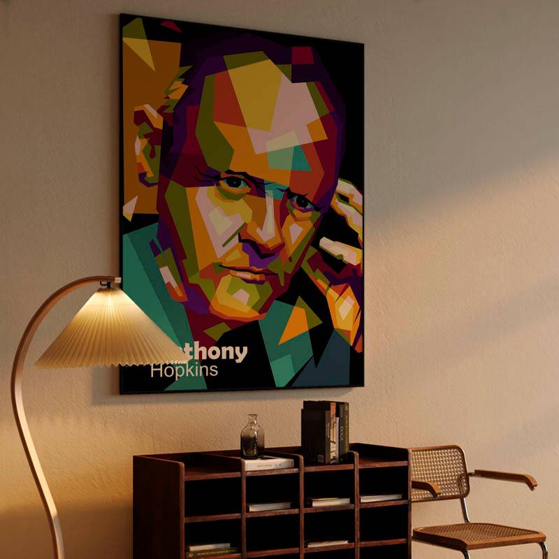 Anthony Hopkins in wpap pop art preview