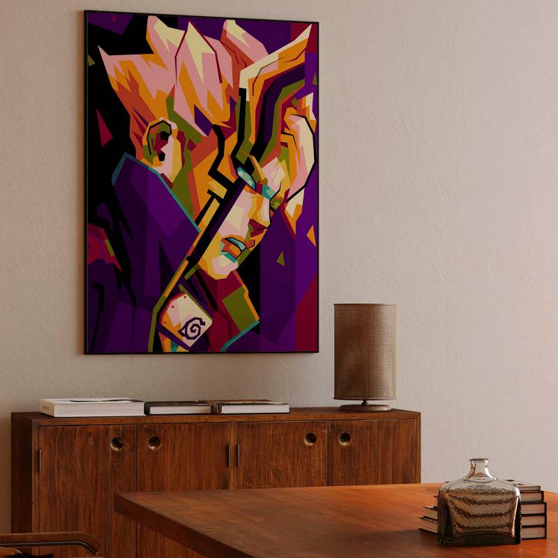 Boruto mode Karma in pop art preview