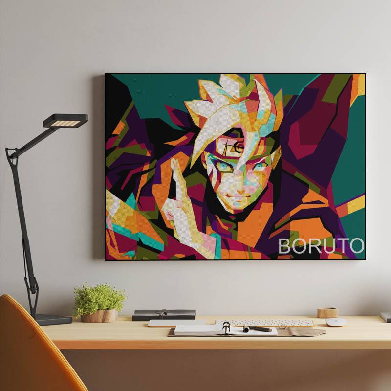 Anime Boruto in pop art preview