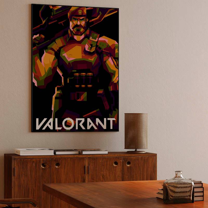 Brimstones Valorant in amazing pop art preview