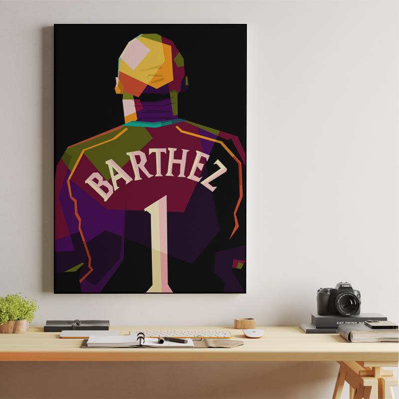 Fabien Barthez in wpap pop art preview