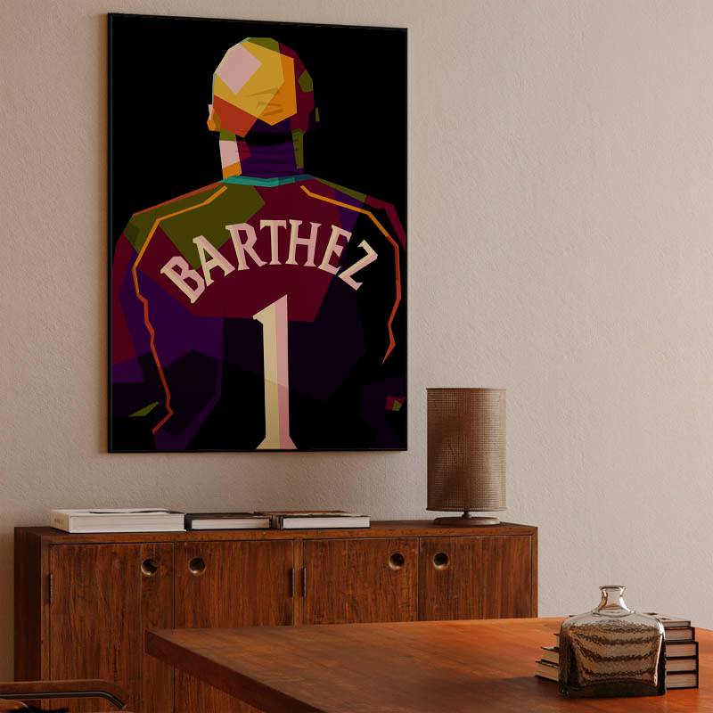 Fabien Barthez in wpap pop art preview