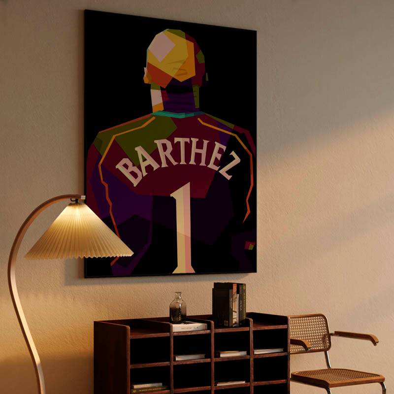 Fabien Barthez in wpap pop art preview