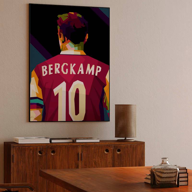Dennis Bergkamp in Pop art fantastic preview