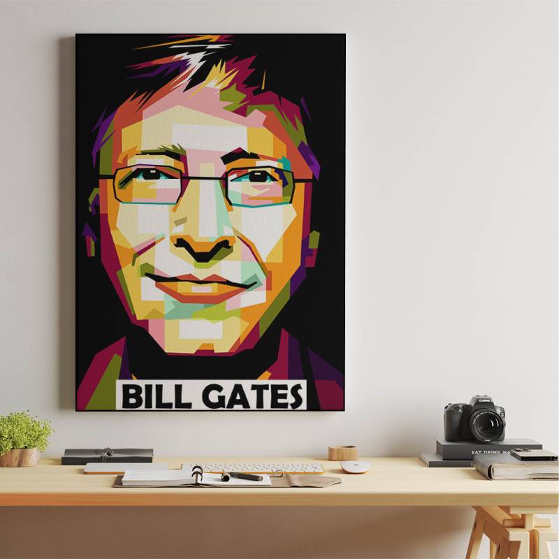 Amazing pop art Bill Gates preview
