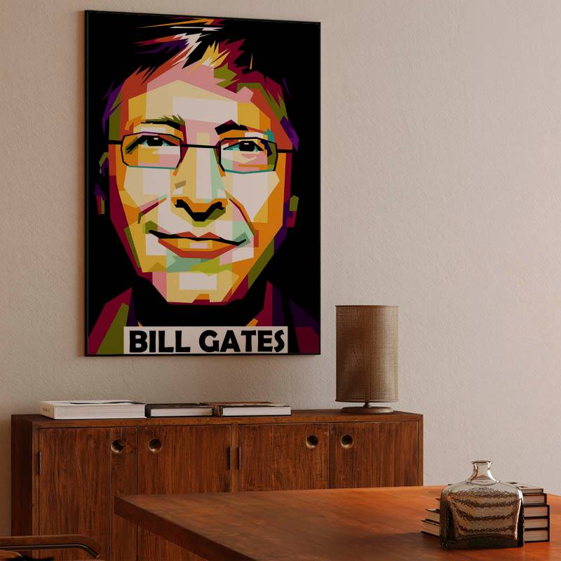 Amazing pop art Bill Gates preview